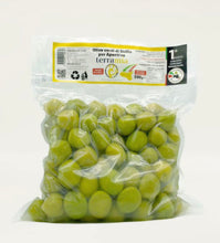 Lade das Bild in den Galerie-Viewer, Olive verdi di Sicilia per Aperitivo – 250g / 500 g