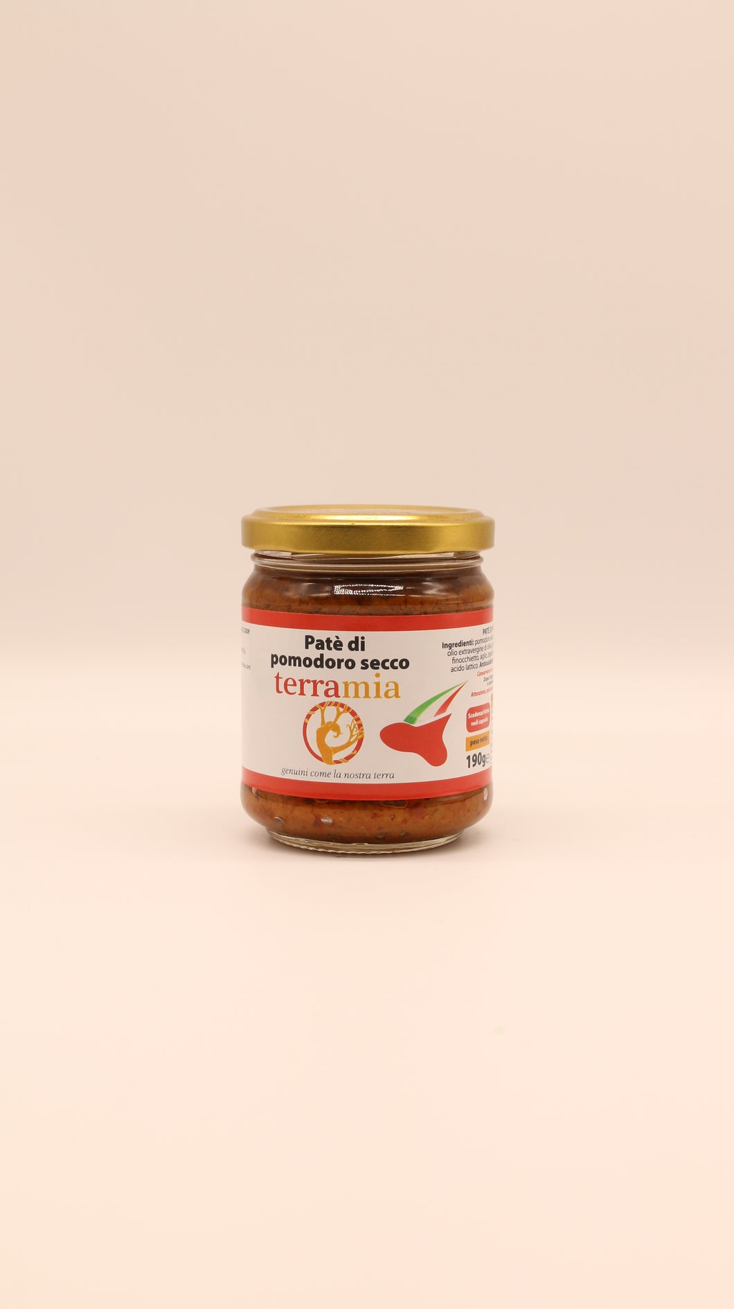 Patè di pomodori secchi e olive – 200 g