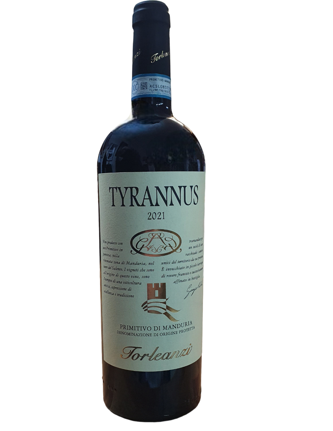 TYRANNUS 2022 DOP PRIMITIVO DI MANDURIA 0,75l