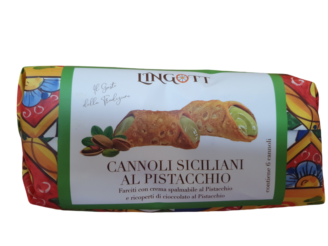 CANNOLI SICILIANI AL PISTACCHIO 170 gr